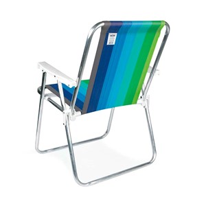 Cadeira Alta Dobrável Aluminio - Mor