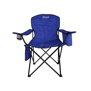 Cadeira Dobrável Azul Coleman Quad com Cooler