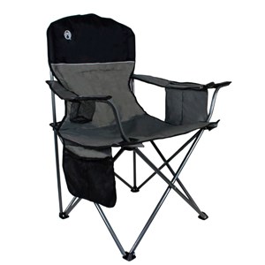 Cadeira Dobrável Para Camping Com Cooler Cinza - Coleman