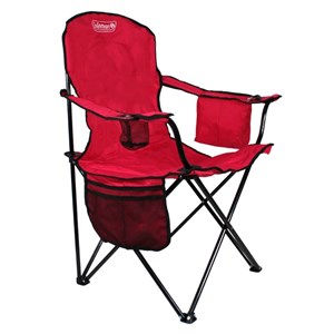 Cadeira Dobrável Para Camping Com Cooler Vermelho - Coleman