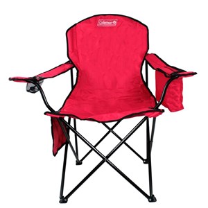 Cadeira Dobrável Para Camping Com Cooler Vermelho - Coleman