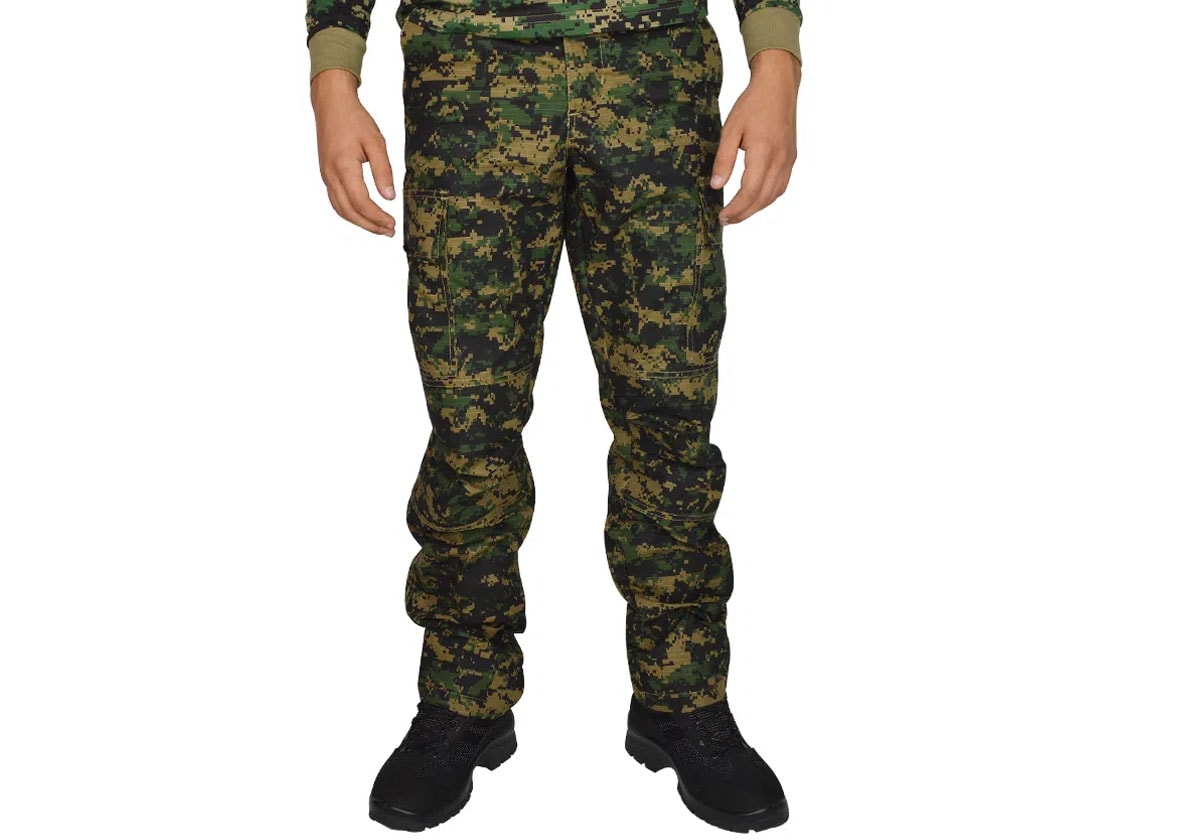 calça camuflada airsoft