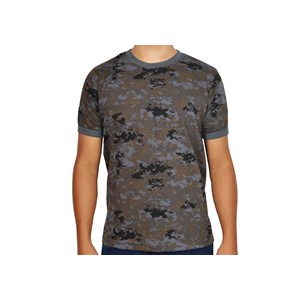 Camiseta Camuflada Digital Petróleo - Bravo Militar