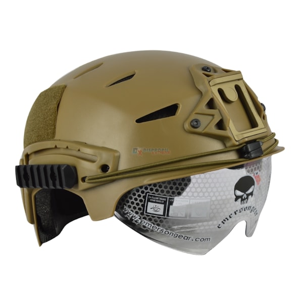 Capacete Emersongear Balistico Simulacro Viseira Em8981a Dispropil Capacete Emersongear Balistico Simulacro Viseira Em8981a Dispropil