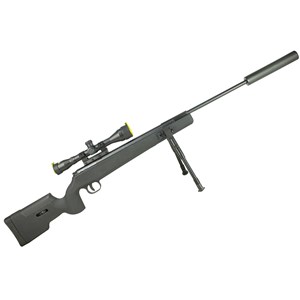 Carabina de Pressão Fixxar GP Sniper 1250 4.5mm + Luneta Gold Crow 4x32 11mm