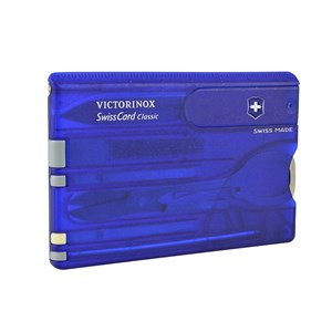 Cartão de Sobrevivência Swisscard Classic Azul Victorinox