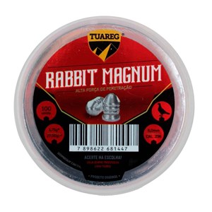 Chumbinho Rabbit Magnum 27.00 Grains 6.0mm 100un. - Tuareg