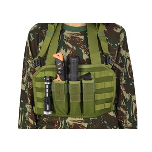 Colete Airsoft Tático MP7 Chest Verde - Emersongear