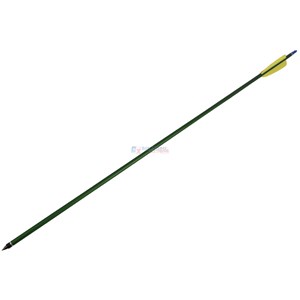 Flecha De Alumínio Para Arcos 30" Verde Ponteira Rosqueável - Man Kung