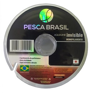 Linha Monofilamento Aqualine Invisible 100m - Pesca Brasil