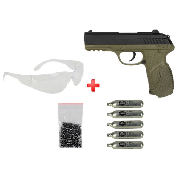 Pistola De Pressao Co2 Gamo Pt 85 Green Semi Metal 4 5mm 05 Capsulas De Co2 Oculos De Protecao Dispropil Pistola De Pressao Co2 Gamo Pt 85 Green Semi Metal 4 5mm 05 Capsulas De Co2 Oculos De Protecao Dispropil