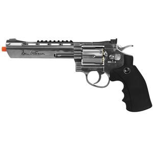 Revólver Airsoft CO2 ASG Dan Wesson Silver 6" Full Metal