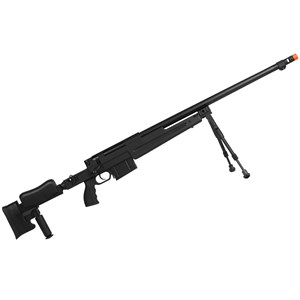 Rifle Airsoft GBB Well Sniper G86B Semi-Metal Preto + Bipé Full Meta
