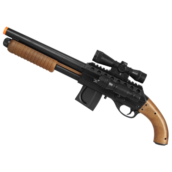 Carabina airsoft spring smith wesson m3000 le 6mm qgk Smith Wesson M3000 Spring Powered Airsoft Shotgun W Light Scope 2 Clips Buy Online In India At Desertcart In Productid 78450074
