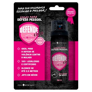 Spray De Defesa Pessoal Ela 50g - Poly Defensor